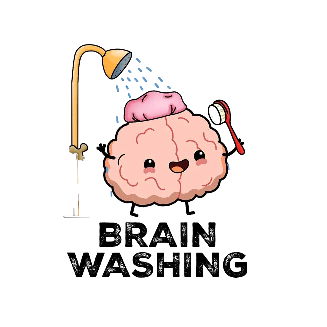 Brain Washing Sticker